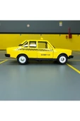 Murat 131 Taksi 1/36 Ölçek *c&c Model Garage* Çek Bırak Diecast Metal Model Oyuncak Araba thumbnail 3