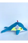 30 Cm Peluş Yunus Balığı - Kapı Süsü - Araba Aksesuar thumbnail 1