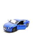Bentley Continental GT Speed 2012 1:38 Mavi Çek Bırak Model Araba thumbnail 3