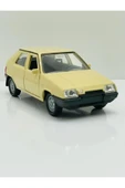 Welly 1:36 Skoda Favorit DieCast Çek Bırak Model Metal Araba thumbnail 1