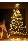 100 Ledli Fişli Led 8 Fonksiyonlu Dekor Lambası 10m Günışığı Yılbaşı Ağacı Işığı dekor thumbnail 1