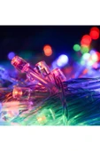 Renkli Işık Zinciri 10 Metre 100 Ledli 8 Fonksiyonlu Fişli Rgb Led Lamba thumbnail 1