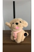 Sevimli Dil Çıkaran Köpek Peluş Oyuncak Anahtarlık Hediyelik Uyku Arkadaşı 15 Cm thumbnail 1