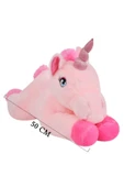 Peluş Melek At Oyuncak 50 Cm Pembe thumbnail 2