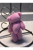 Sevimli Göbekli Oyuncak Peluş Ayıcık Anahtarlık Uyku Arkadaşı Hediyelik 9 CM thumbnail 2