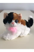 Sesli Miyavlayan Peluş Kedi Oyuncak Hediyelik Uyku Arkadaşı 30 cm thumbnail 1