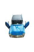 Lisanslı 1957 Chevrolet Bel Air Çek Bırak Model Metal Araba (1:36) MAVİ thumbnail 1