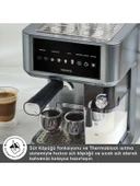 Karaca Mycaffe Barista S10 Entegre Süt Hazneli Otomatik Espresso Latte ve Cappuccino Mak. Galaxygrey thumbnail 4