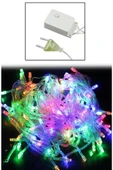 Renkli Işık Zinciri 10 Metre 100 Ledli 8 Fonksiyonlu Fişli Rgb Led Lamba thumbnail 2