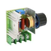 Hız Düğmesi 2000W Thyristor Elektronik Voltaj Regülatörü Dim Hız Sıcaklık Kontrolü thumbnail 6