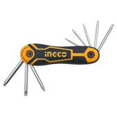 Ingco HHK14083 8 Parça Çakı Tip Torx Allen Anahtar Takımı (T9,T10,T15,T20,T25,T27,T30,T40) thumbnail 2