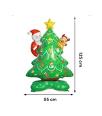 Dev Boy Folyo Balon Yılbaşı Ağacı Noelbabalı Keyikli Ayakta Durabilen Folyo Balon 125 85 Cm thumbnail 3