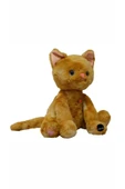 Miyavlayan Sesli Kedi Peluş Oyuncak Oturan Tombul Kedi 35 cm thumbnail 2