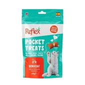 Reflex Pocket Treats Deri ve Tüy Bakımı Destekleyici Kedi Ödül Maması  24 Adet 60 Gr thumbnail 1