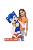 Sonic Peluş Oyuncak 80 Cm Dev Boy En Büyük Boy Hediyelik Uyku Arkadaşı thumbnail 2