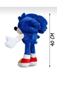 Sonic Peluş Oyuncak Büyük Boy 40 Cm thumbnail 2