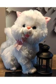 Oturan Tombul Sevimli Peluş Kedi 45cm thumbnail 1