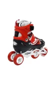 Işıklı Metal Gövdeli Küçük Boy Paten 30-33 - Kırmızı thumbnail 2