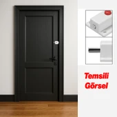 Düğmeli Yaylı Kapı Mobilya Dolap Kilidi Plastik 1 Adet Kapı Tutucu Stoper Sabitleme Kilitleme Aparat thumbnail 7