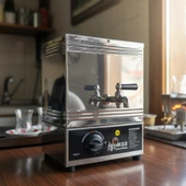 Han Çelik Tek Demlikli Endüstriyel Elektrikli Çay Kazanı thumbnail 2