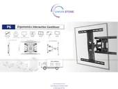 TCL 75V6C 75" 190 Ekran Uydu Alıcılı 4K HD Google Smart Lcd Led Televizyon Ultra İnce Hareketli Askı Aparatı thumbnail 4