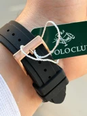 JG.Polo Club Silikon Kordon 2 Yıl Garantili 5 Atm Suya Dayanıklı Erkek Kol Saati+Bileklik SL.11908.2 thumbnail 5