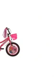 Maggie Çocuk Bisikleti 26 Cm V Fren 16 Jant Vitessiz Pembe Beyaz thumbnail 2