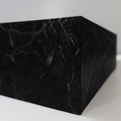 Siyah Mermer Desenli Led Panel Aydınlatma Avize 60 60 cm 3200K Gün ışığı thumbnail 4