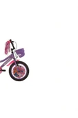 Maggie Çocuk Bisikleti 26 Cm V Fren 16 Jant Vitessiz Lila Beyaz thumbnail 2
