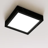 Siyah Mermer Desenli Led Panel Aydınlatma Avize 60 60 cm 3200K Gün ışığı thumbnail 5