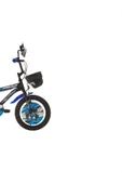 Flash Çocuk Bisikleti 26 Cm V Fren 16 Jant Vitessiz Mat Siyah Mavi thumbnail 2
