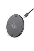 Hoco. CW6 Pro Easy 15W 1M Kablosuz Magsafe Şarj Cihazı - Siyah thumbnail 5