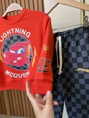 LUCCO ERKEK ÇOCUK ŞİMŞEK MODELLİ 3 İPLİK ŞARDONSUZ EŞOFMAN TAKIMI thumbnail 2