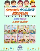 2. Sınıf Okumayı Sevdiren Renkli Resimli Hikayeler 19- 10 Kitap thumbnail 1