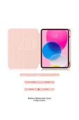 iPad Air 13 2025 M3 Çip Uyumlu 360° Dönebilen Yatay Dikey Standlı Fuchsia Pino Tablet Kılıfı thumbnail 3