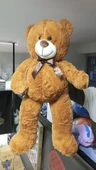 Peluş 100 cm Patili Sevimli Kahverengi Ayı Uyku Arkadaşı thumbnail 1