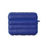 E2M AIRPODS 4 DERİ PUFF KILIF MAVİ thumbnail 2