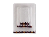 Pamuklu 3 Parça Premium Bohem Renkli Püsküllü Mutfak & El-Yüz & Banyo Havlusu Seti Baveno thumbnail 3