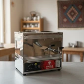 Han Çelik Çift Demlikli Endüstriyel Elektrikli Çay Kazanı thumbnail 3