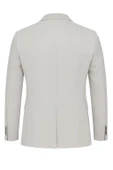 Erkek Açık Gri Blazer Ceket – Slim Fit, Şık ve Hafif Kumaş, Tek Düğmeli thumbnail 3
