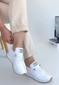 Fiert Beyaz Cilt Bağcıklı Spor Ayakkabı thumbnail 2
