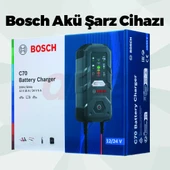 Bosch C70 Akü Şarj Cihazı | 10A – 12V/24V | 300 Ah Kapasiteli | Tam Otomatik Akü Bakım Cihazı | thumbnail 4