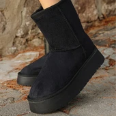 Sophia Siyah Süet Bot thumbnail 4