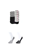 LitaeTrend Siyah ve Gri Kadın Babet Çorap 6 çift thumbnail 1
