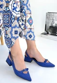 Rewat Mavi Cilt Topuklu Ayakkabı thumbnail 1