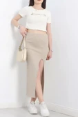 Nakışlı etekli takım bej beyaz s3899 thumbnail 8