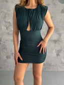 Pencereli mini mikro elbise s3843 thumbnail 3