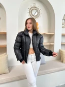 Puffer kısa mont siyah st25534 thumbnail 1