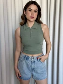 Kısa fermuarlı crop thumbnail 2