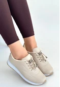 Finna Bej Cilt Bağcıklı Spor Ayakkabı thumbnail 3